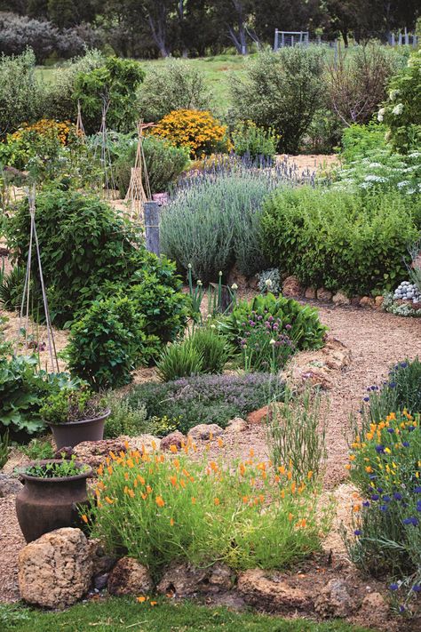 Country Style Magazine, Waterwise Garden, Sensory Garden, Permaculture Gardening, Gravel Garden, Natural Playground, Most Beautiful Gardens, Low Maintenance Garden, School Garden