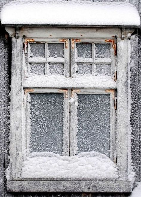 ~ Old Wood Windows, Snow Valley, Winter Cottage, Winter's Tale, Winter Love, Old Windows, Winter Magic, Winter Scenery, Winter Beauty