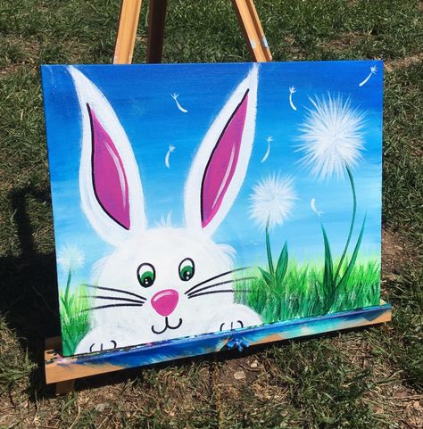 How To Paint An Easter Bunny - Step By Step Painting