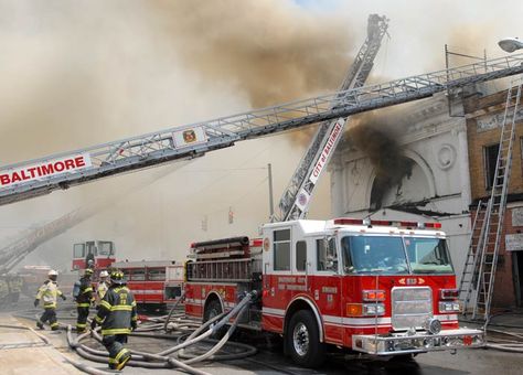 Baltimore Fire Department, Chicago Fire Department, Firefighter Pictures, Baltimore City, Fire Apparatus, Row House, Baltimore Md, Chicago Fire, Fire Rescue