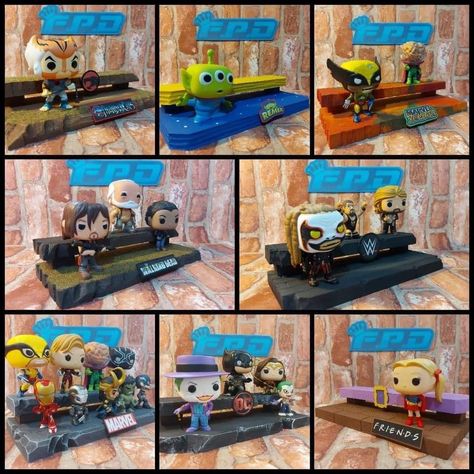 Funko Pop Diorama, Tiered Display, Funko Pop Display, Pop Display, Pinball Machine, Pop Vinyl, Funko Pop