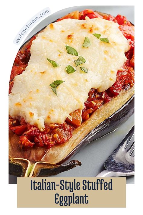 Italian-Style Stuffed Eggplant Kielbasa And Cabbage, Apple Pork Tenderloin, Stuffed Eggplant, Vegetable Recipe, Salad Sauce, Food Substitutions, Cabbage Soup, Skillet Chicken, Roasted Cauliflower