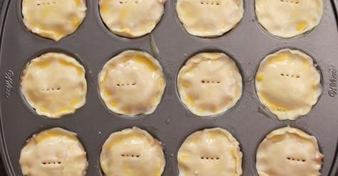 Muffin Tin Meat Pies – 12 Tomatoes Sweeney Todd Meat Pies, Muffin Tin Meat Pies, Pot Pie Muffin Tin, Easy Receipts, Pork Pies, Tin Recipes, Turkey Pot, Turkey Pot Pie, Hand Pie