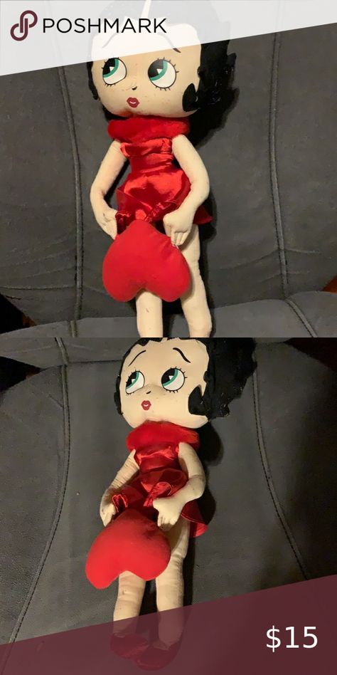 Betty Boop Plush Collection Doll Plush Collection, Betty Boop, Dolls, Holiday Decor, Fashion Design, Fashion Tips, Clothes Design