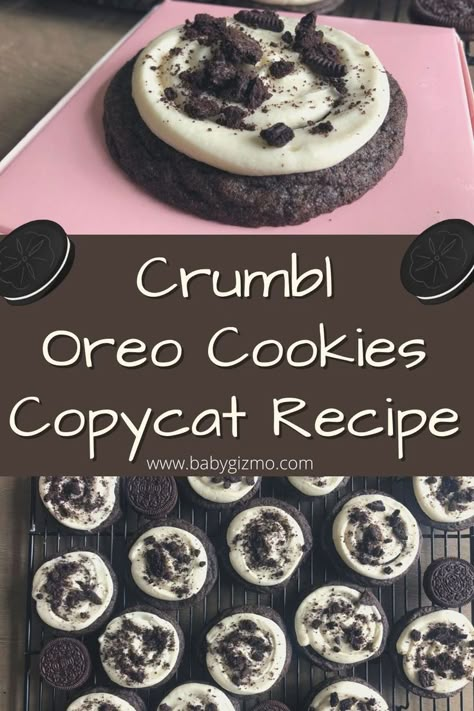 Crumble Cookie Copycat Recipe Gluten Free, Cookie Recipes Crumble Cookies, Cookies And Cream Crumble Cookie Recipe, Crumble Copycat Recipe, Oreo Crumble Recipes, Crumbl Brownie Cookie Copycat, Crumble Cookie Copycat Recipe Cookies And Cream, Cookie Crumble Copycat Recipe, Golden Oreo Crumbl Cookie