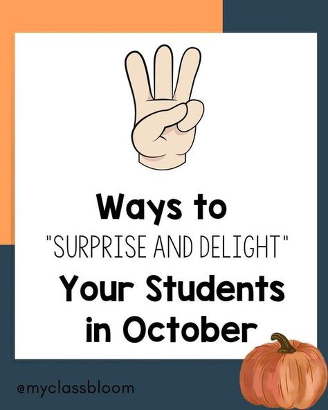 Surprise And Delight Ideas, Classroom Surprise Ideas, October Classroom Management, Surprise And Delight Ideas Classroom, Creepy Carrots, Class Incentives, October Is Here, October Classroom, Flash Lights