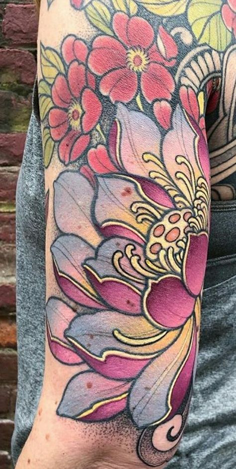 Yellow Peony Tattoo, Japanese Flowers Tattoo, Pink Flower Tattoo, Flower References, Yellow Peony, Japanese Flower Tattoo, Tattoo Japanese, Peony Tattoo, Japanese Dragon Tattoo