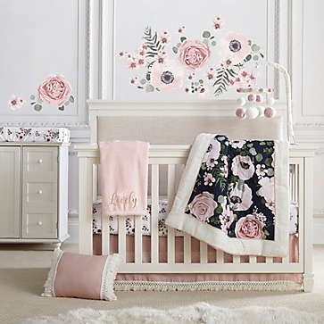 Crib Bedding for Girls & Boys | buybuy BABY White Crib, Girl Nursery Room, Girl Cribs, Nursery Accessories, Drape Panel, Crib Sets, Baby Nursery Furniture, Nursery Set, Crib Bedding Sets