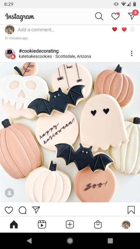 Halloween Shower Ideas, Halloween Sugar Cookies Decorated, October Baby Showers, Halloween Themed Birthday Party, Halloween Decor Diy, Halloween Cookies Decorated, Halloween Sugar Cookies, Sugar Cookie Designs, Fall Cookies