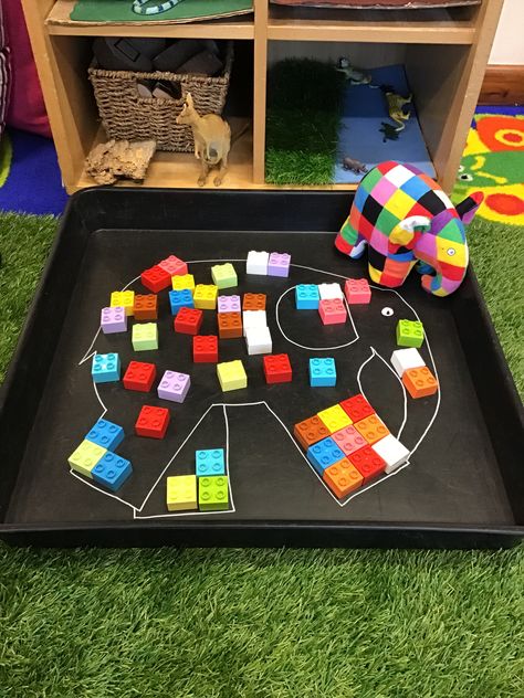 Diversity Eyfs Activities, Elmer The Elephant Tuff Tray Ideas, Tuff Tray Ideas Eyfs Literacy, Tuff Tray Story Ideas, Diversity Tuff Tray, Story Book Tuff Tray Ideas, Creative Tuff Tray Ideas, Thats Not My Books Activities Eyfs, World Book Day Tuff Tray Eyfs