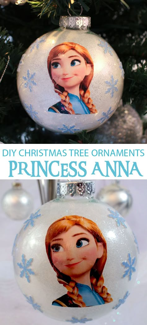 Olaf Christmas Decorations, Frozen Christmas Decorations, Disney Diy Christmas Ornaments, Frozen Christmas Ornaments, Olaf Ornament, Frozen Christmas Tree, Frozen Ornaments, Clear Christmas Ornaments, Sister Crafts