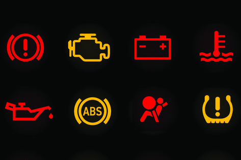 What Do Check Engine and Other Car Warning Lights Mean? Car Check Engine Light, Check Engine Light Tattoo, Car Clubs Logo, Road Safety Signs, Kindergarten Goals, Polo Car, Car Logo Design, Lit Meaning, Oil Service