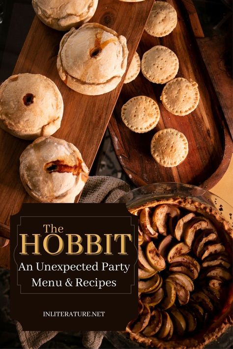 Transport your guests to a cosy Hobbit hole, with these tips and tricks from decorating to an Unexpected party menu. The Hobbit Cookies, The Hobbit Food Recipes, Elven Lembas Bread, Hobbit Bread Recipe, Hobbit Pantry Bilbo Baggins, Hansel And Gretel Food Ideas, The Hobbit Dinner Party, Lord Of The Rings Movie Night Food, Lotr Tea Party