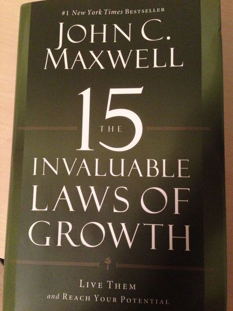 15 Invaluable Laws Of Growth, Mlm Books, Reading Support, Personal Growth Books, Life Values, Development Books, Personal Development Quotes, Leadership Books, Empowering Books