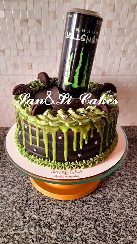 Monster Energy Cake, Gamer Party, Monster Pictures, Monster Energy Drink, Ice Pops, Halloween 2024, Energy Drink, Monster Energy, Party Inspiration