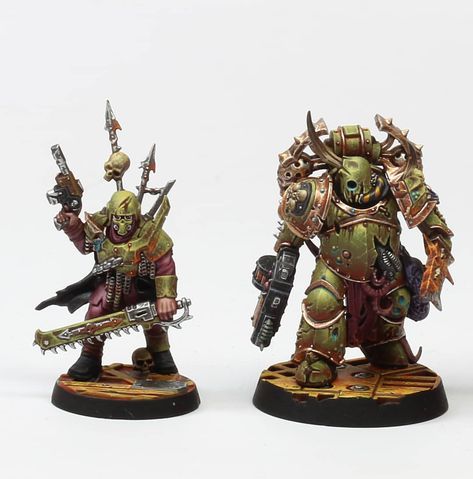 #paintingwarhammer #warhammer40k #warhammer #deathguard #ageofsigmar Nurgle Art, 40k Nurgle, Plague Marines, Blackstone Fortress, Chaos Legion, Chaos Game, Orks 40k, Warhammer Imperial Guard, 40k Armies