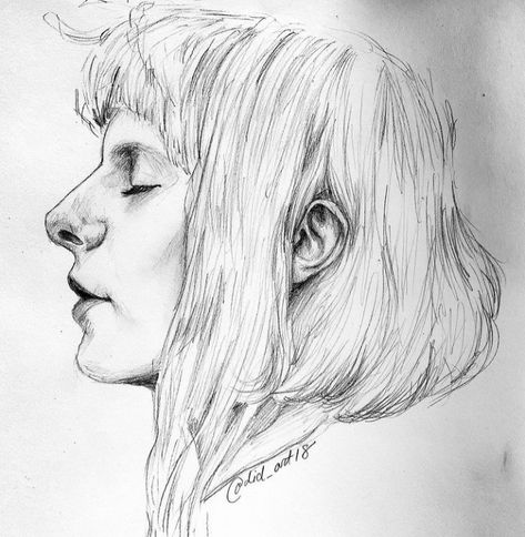 Aurora Side Profile, Side Profile Sketch, Aurora Fanart, Aurora Artist, Aurora Tattoo, Profile Sketch, Aurora Art, Aurora Aksnes, Anatomy For Artists