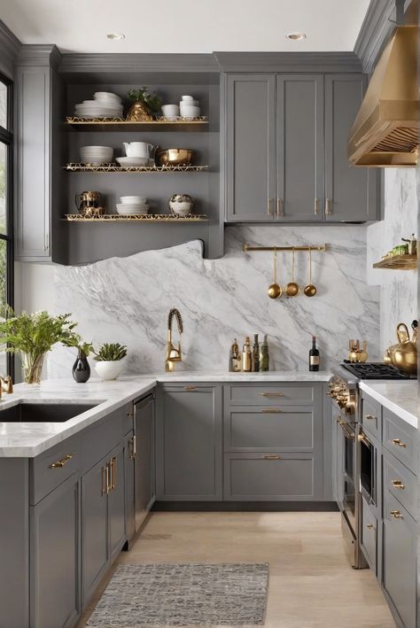 1. Kitchen upgrade
2. Smoke grey cabinets
3. Chic makeover
4. 2024 kitchen trends Kitchen Palette, Kitchen Cabinet Color Schemes, Bath Showroom, Kitchen Styles, Kitchen Interiors, Cabinet Style, Grey Kitchen Cabinets, Kitchen Farmhouse, Kitchen Cabinet Colors