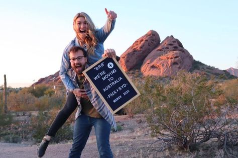 Moving? Use a letter board to announce your move! Moving Abroad Announcement, We're Moving Announcement, Moving Announcement Photo, Moving Abroad, Moving Announcement, Moving To Australia, Traveling Abroad, We're Moving, Moving Announcements