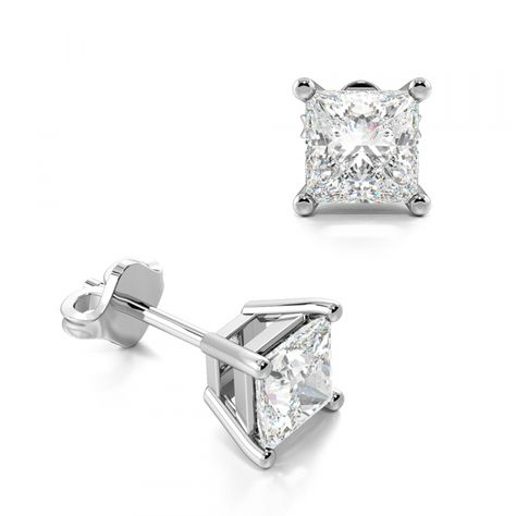 Diamond Studs For Men, Daily Wear Studs, Vmas 2015, Princess Cut Diamond Earrings, Studs For Men, Stud Earrings For Men, Earrings For Men, Earring Trends, Real Jewelry