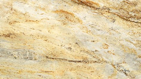 Gold Antique is an attractive and elegant granite. Its white background with golden brown and yellow speckling makes it great for a variety of kitchen and bathroom designs. When looking for a countertop, vanity top, backsplash, outdoor surface or other installation, Gold Antique granite is a stunning and durable option. Yellow Granite Kitchen, Sealing Granite Countertops, Granite Backsplash Kitchen, Yellow Granite, Granite Backsplash, Countertop Material, Granite Countertop, Tub Surround, Granite Countertops Kitchen