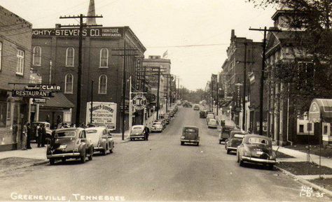 Greeneville, Tennessee 1935 Greeneville Tennessee, Greene County, Tennessee Travel, Western Civilization, Historical Places, East Tennessee, Pigeon Forge, Old Homes, Historical Place