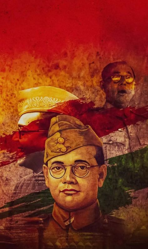 Subhash Chandra Bose Wallpaper, Netaji Pic, Freedom Fighters Poster, Netaji Subhas Chandra Bose Wallpaper, Subash Chandra Bose Wallpaper, Freedom Fighters Painting, Nethaji Images, Indian Freedom Fighters Art, Nethaji Images Hd