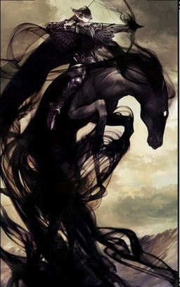 Pixiv Fantasia, Anime Body, Fantasy Horses, Charcoal Drawings, 다크 판타지, Black Horse, Fantasy Warrior, Arte Fantasy, 판타지 아트