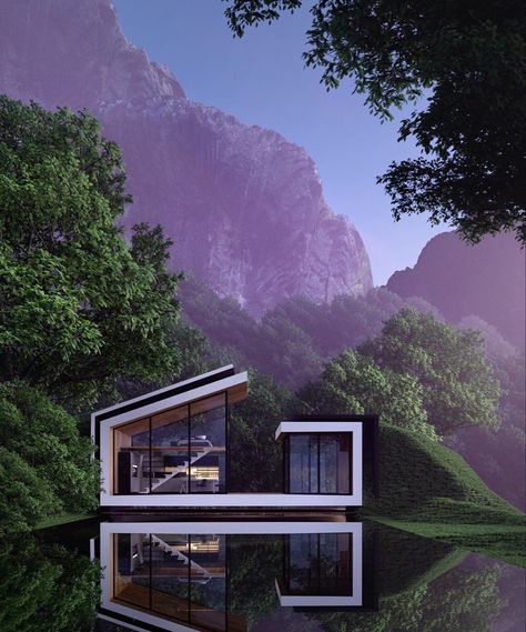 Casa Loft, Forest House, Villa Design, Kiosk, Modern House Exterior, Architecture Model, In The Mountains, Amazing Architecture, Container House