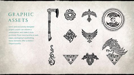 Assassin's Creed Valhalla Identity & UI Art Direction on Behance Assassin's Creed Valhalla Tattoo, Assassins Creed Valhalla Art, Ac Valhalla Tattoo, Valhalla Art, Assassins Creed Tattoo, Valhalla Tattoo, Assassins Creed Logo, Assassins Creed Valhalla, Ac Valhalla