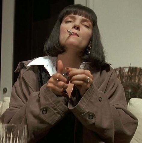 Pulp Fiction, The Sky, A Woman, Wine, Glass