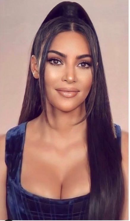 Kim Kardashian Hairstyles, Kardashian Hairstyles, Easy Cute Hairstyles, Blue Velvet Top, Kim Kardashian Hair, Kardashian Hair, High Ponytail Hairstyles, Hairstyles For Medium Hair, Cute Hairstyles For Medium Hair