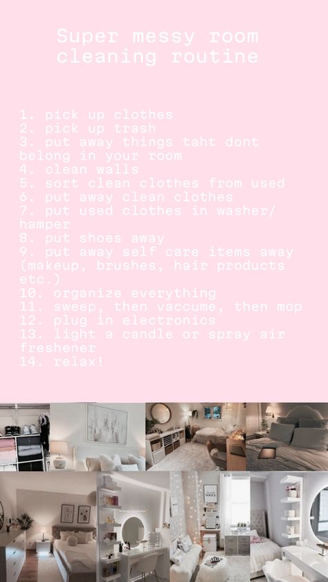 how to clean super messy room in steps Super Messy Room, Pick Up Trash, Fast Cleaning, Messy Room, Cleaning Walls, Cleaning Routine, Super Clean, Cleaning Clothes, Step By Step