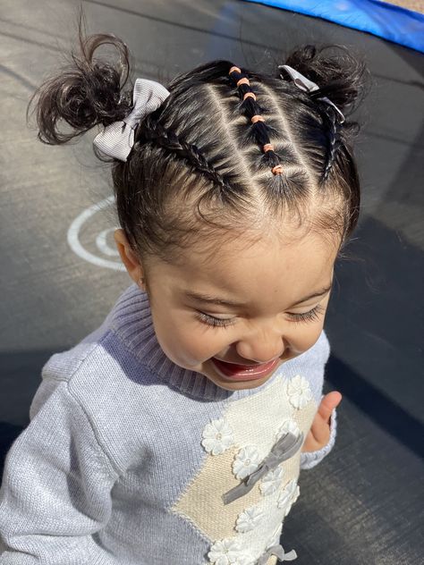 Hair Styles For Baby Girl, Toddler Mixed Girl Hairstyles, Mixed Toddler Girl Hairstyles, Cute Hairstyles For Babies, Mixed Baby Girl Hairstyles, Mixed Girl Hairstyles Kids, Mixed Toddler Hairstyles, Baby Hairstyles Girl, Babygirl Hairstyle