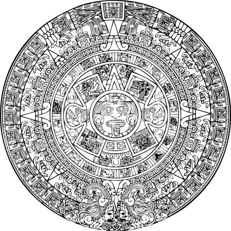 Traditional Mexican Calendar Names https://www.accalendar17.net/traditional-mexican-calendar-names/ Tata Surya, Aztec Symbols, Aztec Tattoos, Aztec Empire, Aztec Tattoo Designs, Calendar Vector, Aztec Culture, Mayan Calendar, Aztec Tattoo