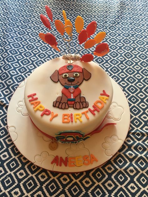 Zuma Paw Patrol birthday cake Zuma Birthday Cake, Paw Patrol Cake Zuma, Zuma Paw Patrol Cake, Zuma Paw Patrol, Paw Patrol Birthday Cake, Paw Patrol Cake, Paw Patrol Birthday Party, Kids Cakes, Paw Patrol Birthday