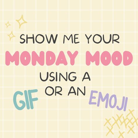 Show us your Monday mood!  #kids #hapkido #martialarts #karate #blackbelt #parenting #atco #Selfdefense #hammonton #hammontonnj #berlinnj #fyp #foryou #foryoupage #viral #satisfying #UltimateExperience #UltimateParenting #UltimateConfidence #UltimatePride #UltimateFamily Mom Group Engagement Posts, Daily Interactive Posts, Monday Facebook Interaction Posts, Mom Group Interactive Posts, Interactive Social Media Post Ideas, Monday Interactive Post Facebook, Monday Engagement Post, Monday Social Media Posts, Engagement Posts Social Media Facebook