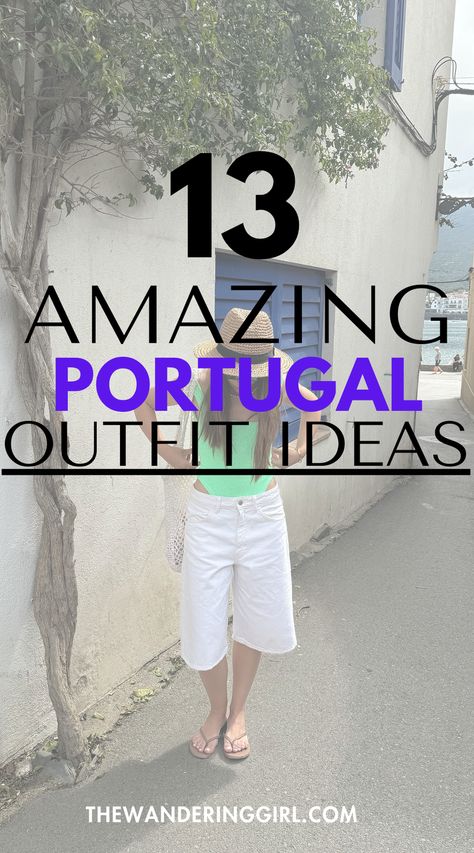 Save this pin for 13+ Portugal outfit ideas! IPortugal outfits, Portugal outfits summer, Portugal outfit aesthetics, Portugal summer packing lists, Portugal outfits fall, summer Portugal outfits, fall Portugal outfits, how to style Portugal outfits, and more Portugal outfits for women, you’ll love reading this post. Tap to discover the best outfits to wear to Portugal now! Portugal Outfits October, Portugal March Outfit, Faro Portugal Outfit, Outfits For Portugal Spring, Portugal October Outfits, Portugal Outfits September, Portugal In October Outfits, Outfits For Lisbon Portugal, Portugal Fashion Fall