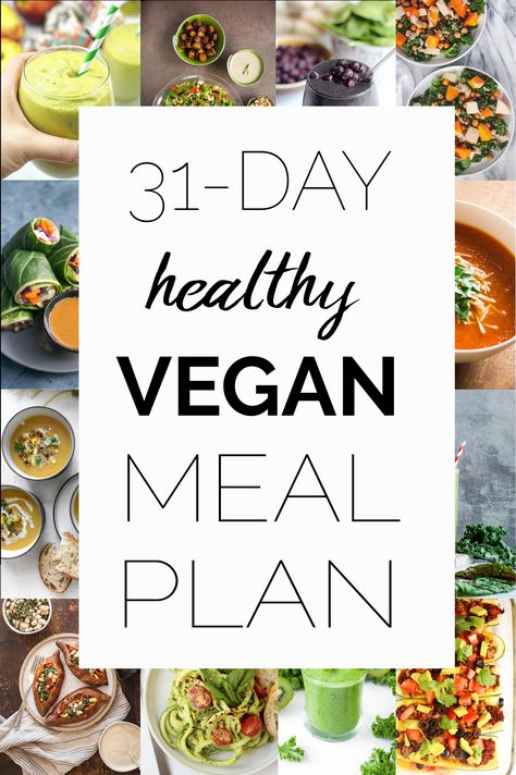 A whole month of healthy gluten-free vegan recipes! #vegan #plantbased #bearplate New Vegan Recipes, Vegan Recipes Lunch, Healthy Vegan Lunch Ideas, Whole Food Vegan Recipes, Healthy Recipes Vegan, Healthy Vegan Meals, Healthy Vegan Food, Whole Foods Meal Plan, Vegan Meal Plan