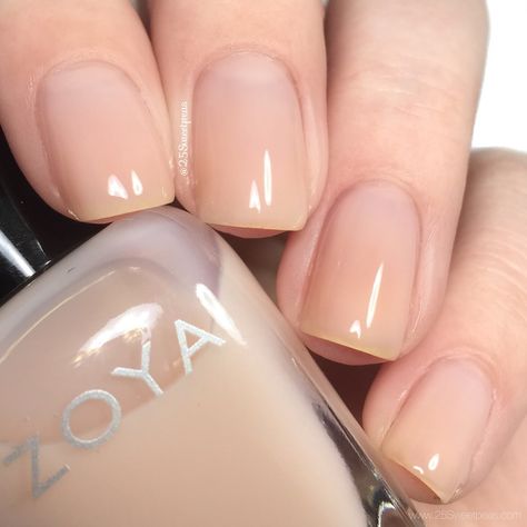 Zoya Loretta Zoya Nail Polish Swatches, Sheer Nail Polish, Sheer Polish, Sheer Nails, Nude Nail Polish, Zoya Nail Polish, Blouse Work, Pedicures, Minimalist Nails