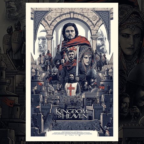 “Nemo vir est qui mundum non reddat meliorem”. Kingdom of Heaven - Private Commission #ridleyscott #orlandobloom #evagreen Salahuddin Ayyubi, Heaven Movie, The Kingdom Of Heaven, Film Posters Art, Best Movie Posters, Film Anime, Ligne Claire, Movie Posters Design, Kingdom Of Heaven