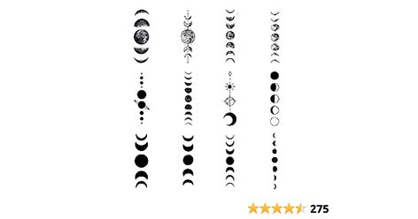 Amazon.com : SanerLian Black Geometry Tree Tattoo Sticker Moon Phase Arrow Temporary Fake Tatoo Waterproof Men Women Arm Shoulder Back Body Art 13.8X4cm Set of 12 (SF132) : Beauty & Personal Care Moon Phases Tattoo, Tattoo Sticker, Tree Tattoo, Fake Tattoos, Tattoo Stickers, Moon Tattoo, Pattern Names, Temporary Tattoos, Moon Phases