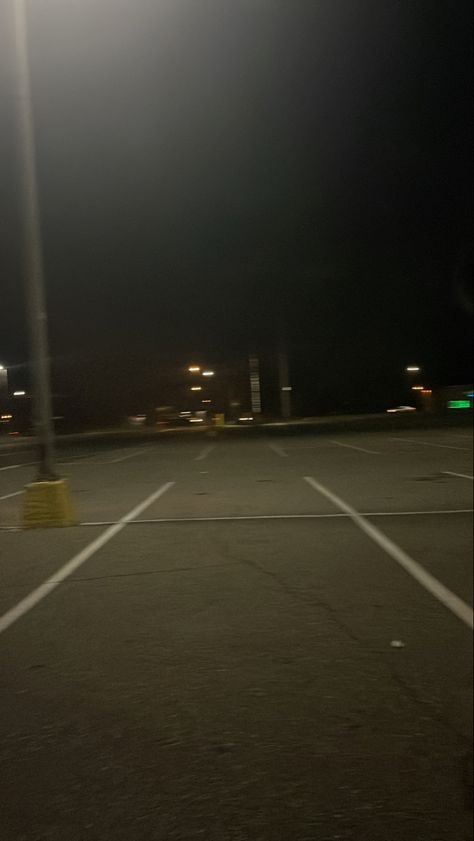 Car Park Aesthetic Night, Parking Lots Aesthetic, Dark Parking Lot Aesthetic, Parking Lot At Night Aesthetic, Empty Parking Lot Night Aesthetic, Nostalgic Neighborhood, Rainy Parking Lot, Empty Aethstetic, Dark Parking Lot