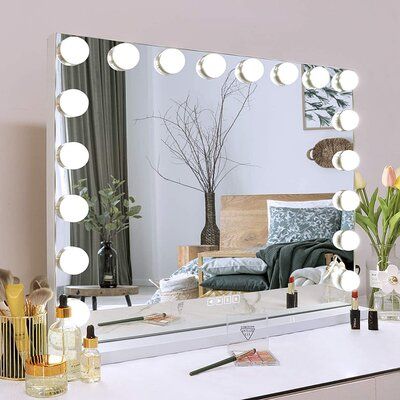 Hollywood Makeup Mirror, Hollywood Vanity Mirror, Vanity Mirror With Lights, Hollywood Vanity, Hollywood Lights, Hollywood Makeup, Hollywood Mirror, Shaving Mirror, Makeup Vanity Mirror