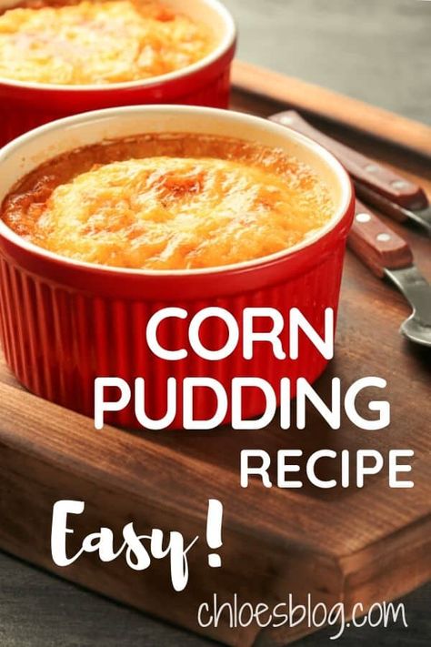 This easy Corn Pudding Recipe is great comfort food for not much money - and it is made with canned corn. It is my go-to for all those pot luck dinners and there are never any leftovers. via @bigmill Pulled Chicken And Gravy, Jiffy Cornbread Pudding, Cornbread Pudding Recipe, Jiffy Corn Pudding, Easy Corn Pudding, Corn Pudding Recipe, Cornbread Pudding, Jiffy Cornbread Recipes, Easy Corn