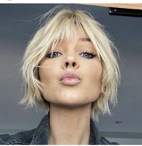 Kort Bob, Shaggy Short Hair, Choppy Bob Hairstyles, Simple Wedding Hairstyles, Chin Length Hair, Messy Short Hair, The Fringe, Cute Hairstyles For Short Hair, Short Hair Styles Pixie