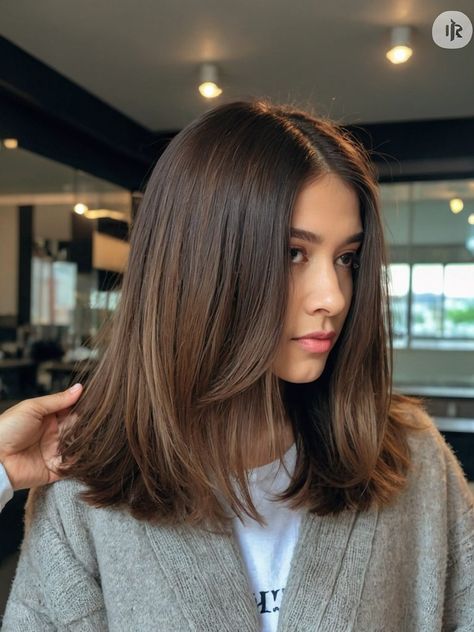 21 Stunning Shoulder-Length Hairstyles for Thick Hair: Tips, Care, and Styling Ideas Shoulder Length Hair With Layers And Face Framing, Front Layers Short Hair, Straight Shoulder Length Hair Cuts, Long Layered Haircuts With Face Framing, Thick Hair Tips, Thick Shoulder Length Hair, Armpit Length Hair, Middle Length Hair, Short Pixie Hairstyles