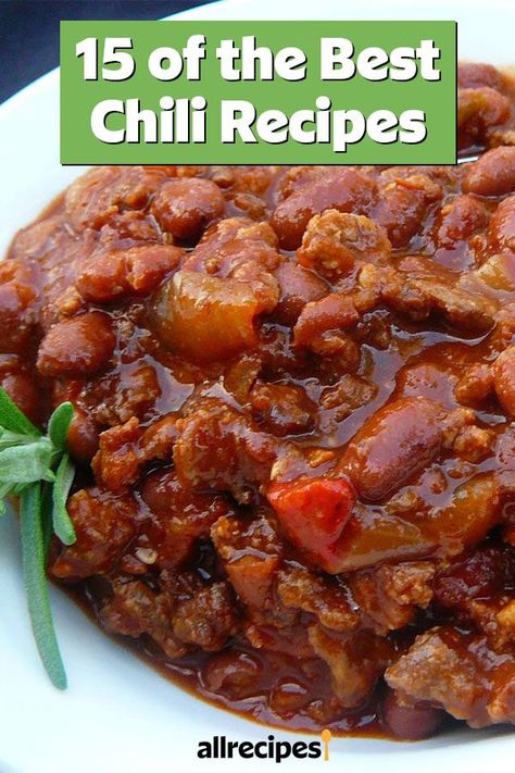 Chili With Roast Meat, Top Rated Chili Recipes, Best Ground Beef Chili Recipe, Side Items For Dinner, 3 Meat Chili Recipe, Recipes Using Chili, Chili With Coffee, Chili Cookoff Recipes, Chili Recipes With Beef