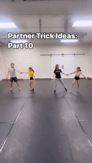 Kickin' It Dance Co. | Partner Trick Ideas: Part 10 #dance #trick #partner #acro #dancer #easy #tricks #dancing #foryou #viral #viralreels #dancelife #danceclass... | Instagram Partner Tricks, Dance Warm Up, Kickin It, Easy Tricks, Partner Dance, Dance Tips, Dance Life, Dance Class, Dancing