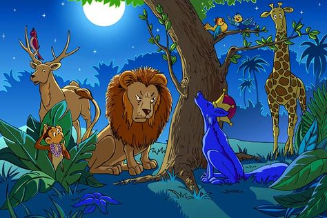 The Story Of ‘Lion And Jackal’ For Your Kids Lord Krishna Stories, Lion Story, Education Apps, The Jackal, Short Moral Stories, Language Apps, Spanish Learning, Remember The Time, Spanish Teacher